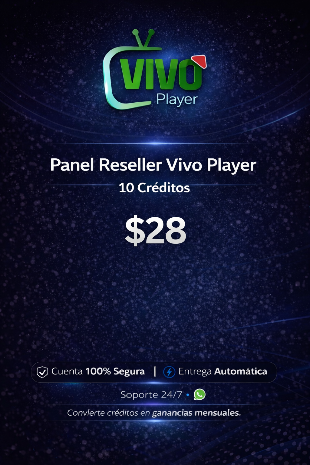 PANEL 10 CRÉDITOS VIVO PLAYER