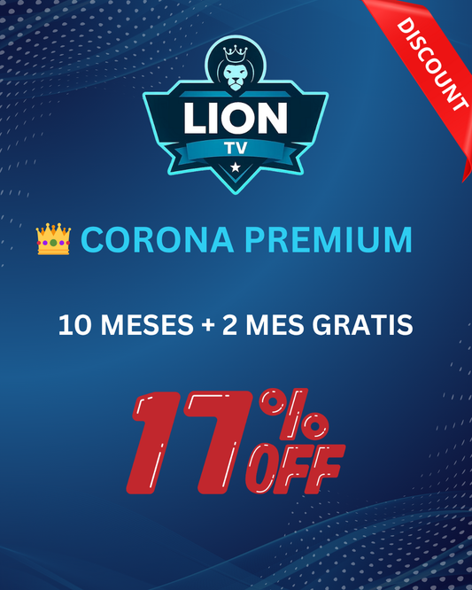 Disfrutá todas las plataformas de streaming con Lion TV Premium – Plan anual IPTV